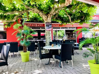 Terrasse du restaurant l'Annexe à Vénissieux